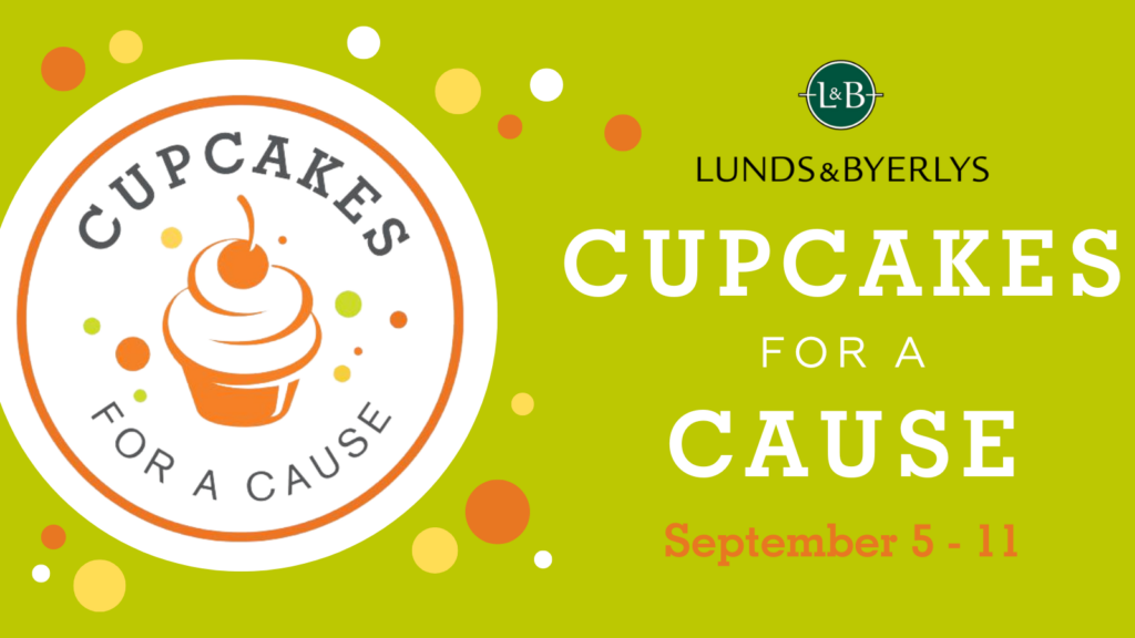 Cupcakes for a cause visual graphic