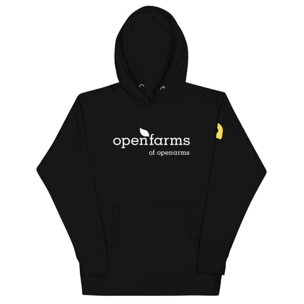 Open Farms White Unisex Hoodie