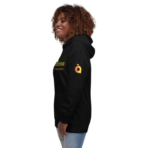 Open Farms Dark Unisex Hoodie - Image 3