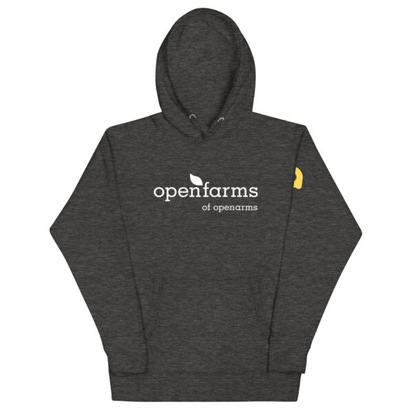 Open Farms White Unisex Hoodie - Image 11