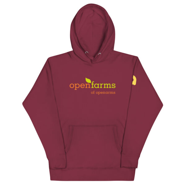 Open Farms Dark Unisex Hoodie - Image 9