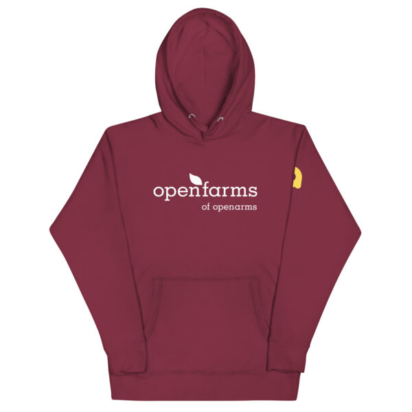 Open Farms White Unisex Hoodie - Image 9