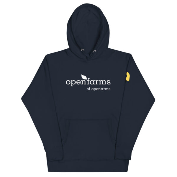 Open Farms White Unisex Hoodie - Image 7